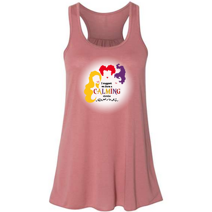 HP - Calming Circle - Women's Flowy Racerback Tank