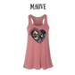 The World is a Better Place With YOU in it - Women's Flowy Racerback Tank