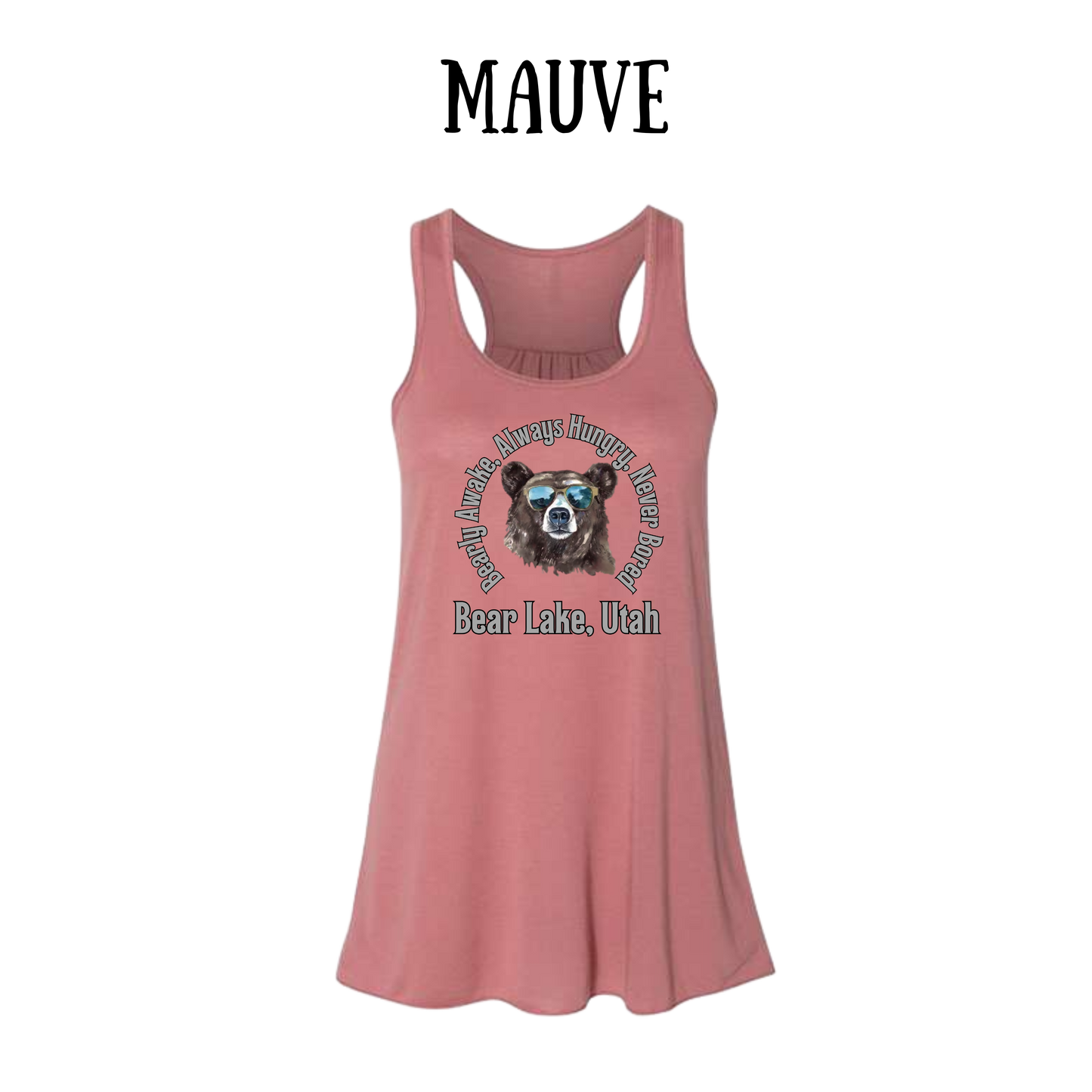 CP - Bear Lake Utah - Women's Flowy Racerback Tank