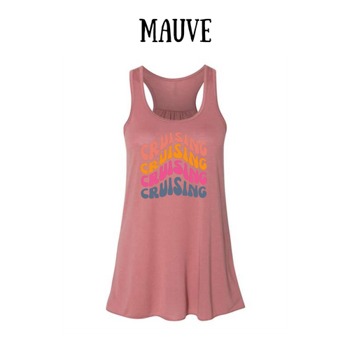 VP - Cruising, Cruising - Women's Flowy Racerback Tank