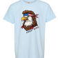 Rockin Free Bird - Comfort Colors - Heavyweight Youth Tee - Neutral Colors & Blues