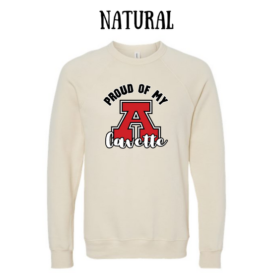 AFHS Cavettes - Sponge Fleece Raglan Sweatshirt - Neutrals