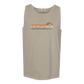 On Island Time - Comfort Colors - Unisex Tank - Neutral Colors & Blues
