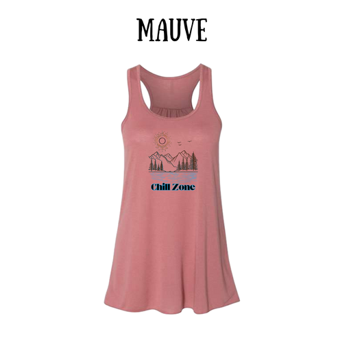 CP - Chill Zone - Women's Flowy Racerback Tank