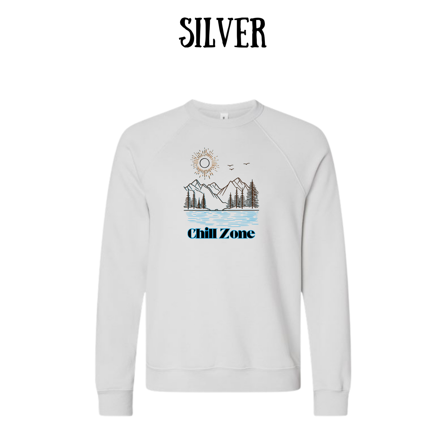 CP - Chill Zone - Sponge Fleece Raglan Sweatshirt - Greens, Neutrals