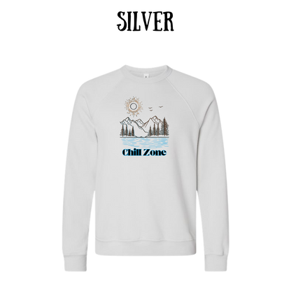 CP - Chill Zone - Sponge Fleece Raglan Sweatshirt - Greens, Neutrals