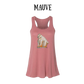 AC - Muscle Bear - Women's Flowy Racerback Tank