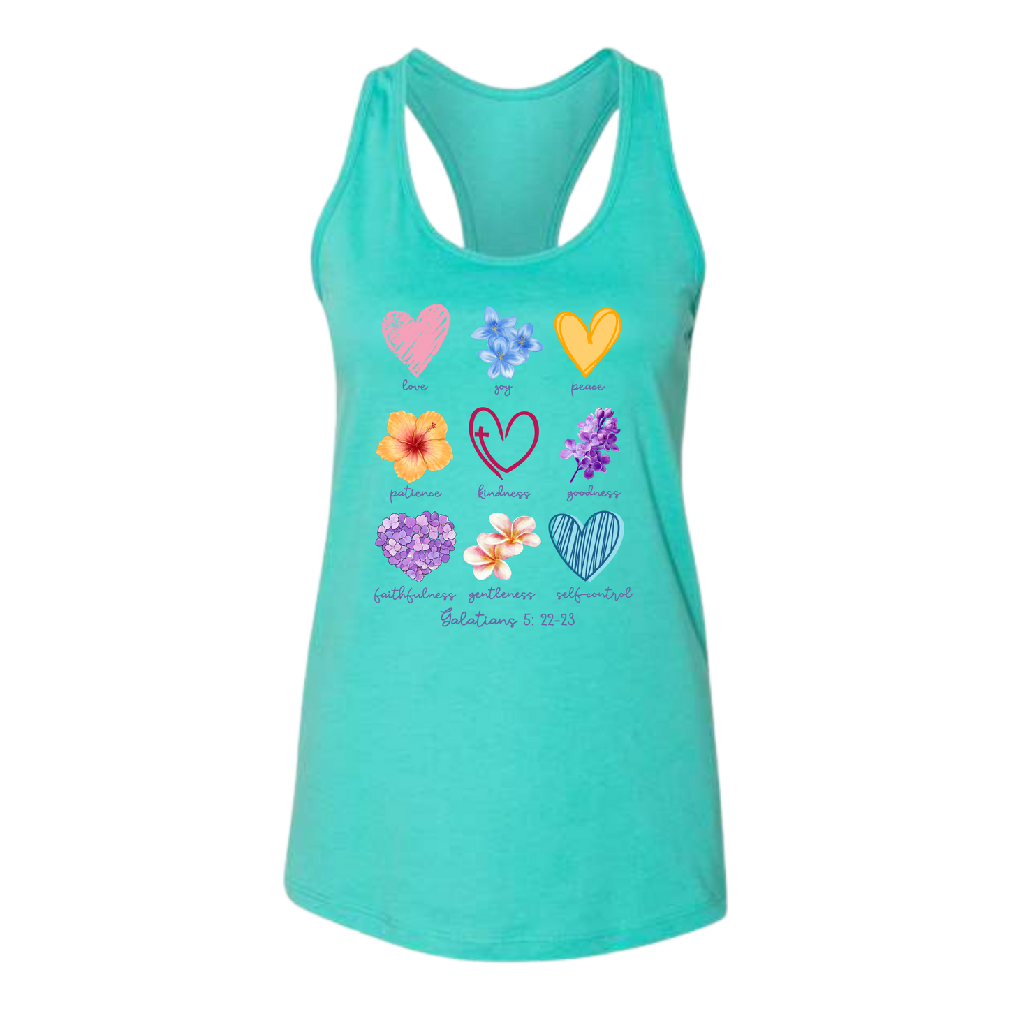 Galatians 5 - Spring - Bella+Canvas - Women's Jersey Racerback Tank
