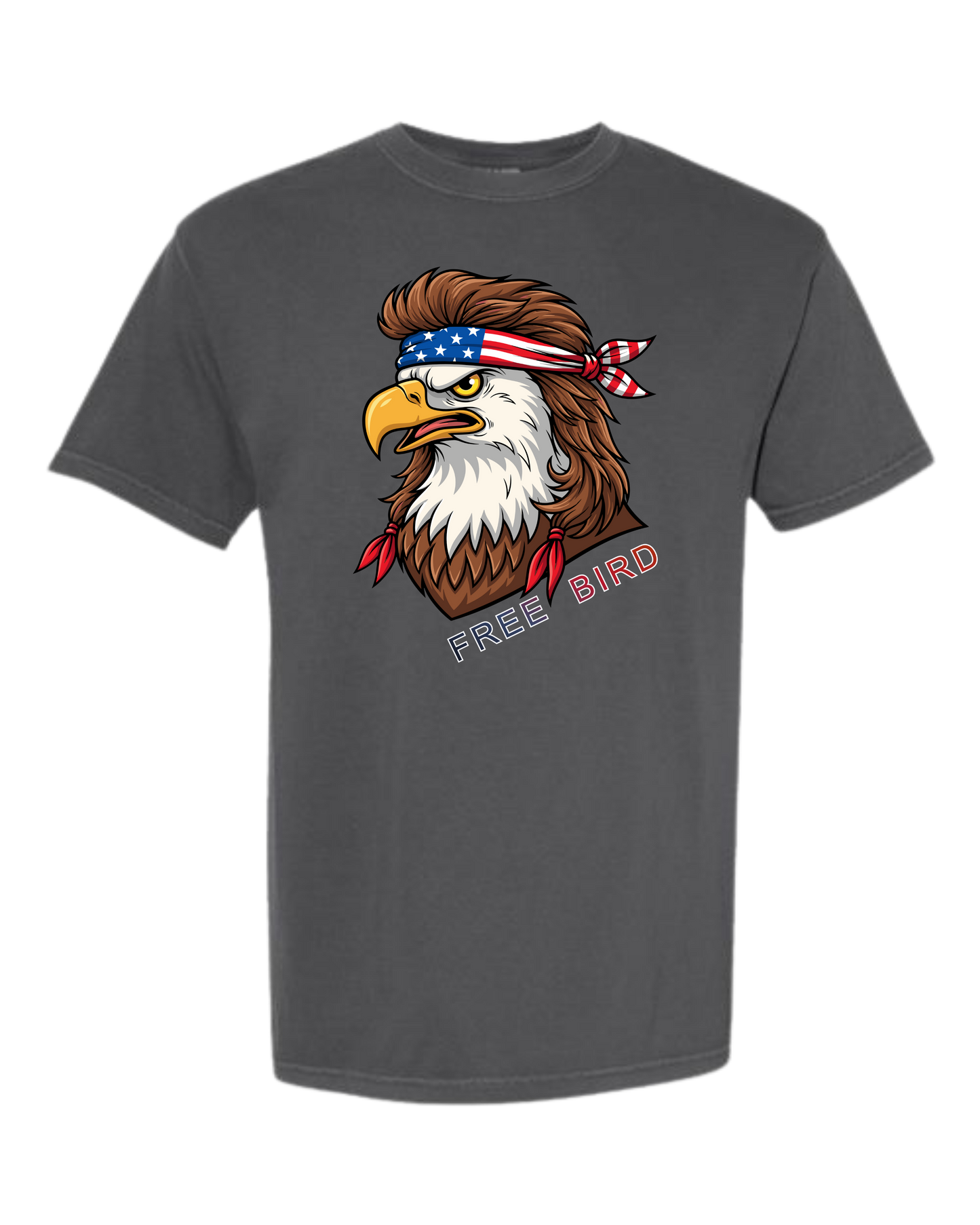 Rockin Free Bird - Comfort Colors - Heavyweight Unisex Tee - Neutral Colors