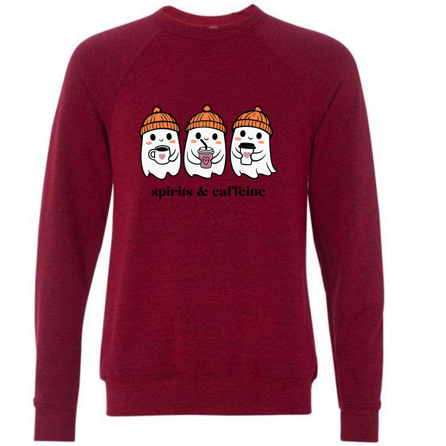 HP - Spirits & Caffeine - Sponge Fleece Raglan Sweatshirt - Assorted Colors