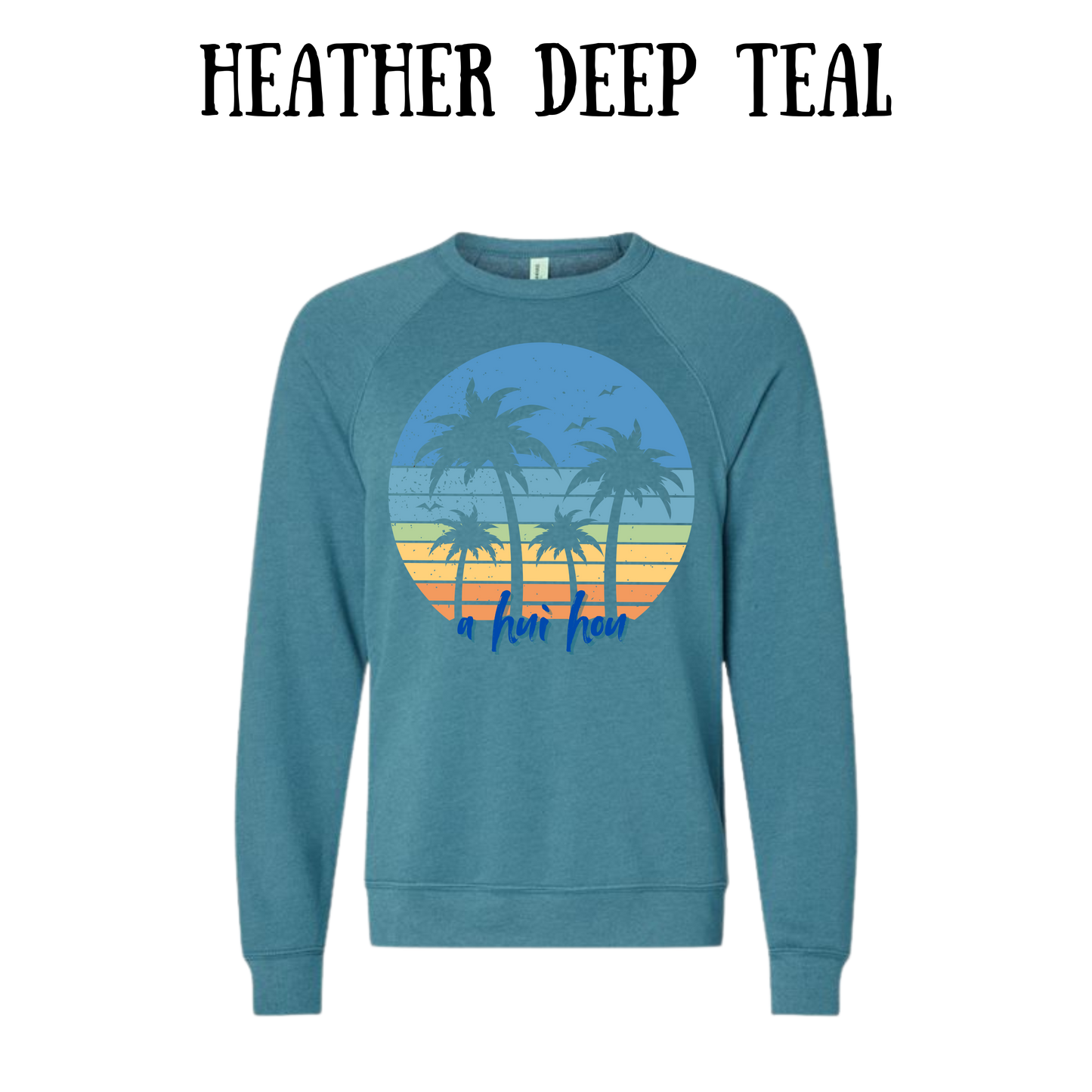 VP - A Hui Hou - Sponge Fleece Raglan Sweatshirt - Blues, Purples