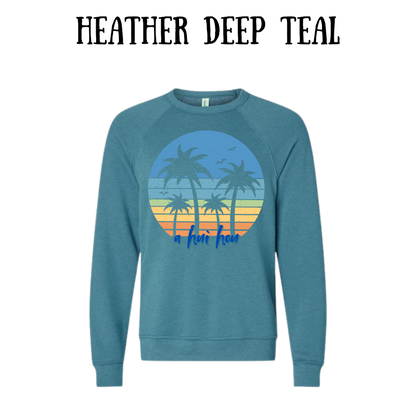 VP - A Hui Hou - Sponge Fleece Raglan Sweatshirt - Blues, Purples