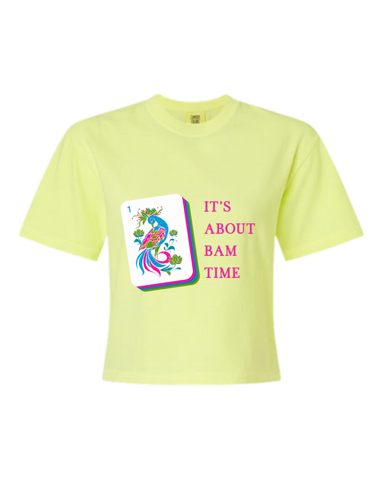 It's About Bam Time - Comfort Colors - Boxy T - Assorted Colors