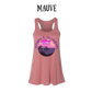 VP - Sunsets & No Regrets - Women's Flowy Racerback Tank