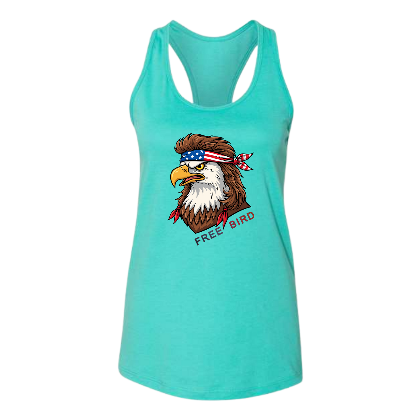 Rockin Free Bird - Bella+Canvas - Women's Jersey Racerback Tank
