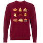 HP - Hello Autumn - Sponge Fleece Raglan Sweatshirt - Assorted Colors