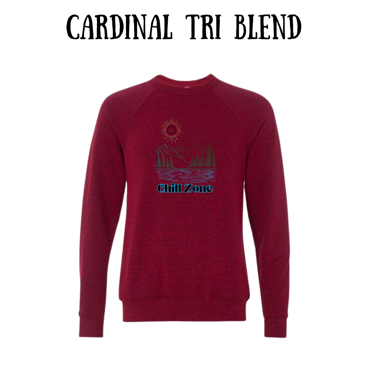 CP - Chill Zone - Sponge Fleece Raglan Sweatshirt - Assorted Colors