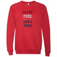 Saved. Free. Loud & Proud - Sponge Fleece Raglan Sweatshirt - Assorted Colors