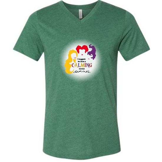 Calming Circle - Unisex V-Neck - Assorted Colors