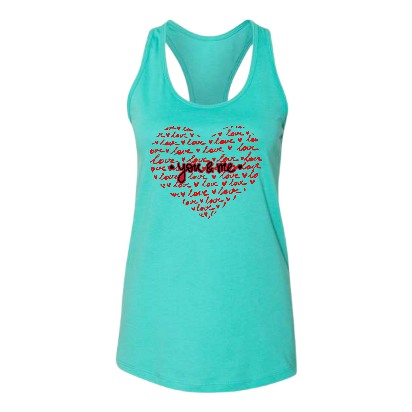 You & Me - Bella+Canvas - Women's Jersey Racerback Tank
