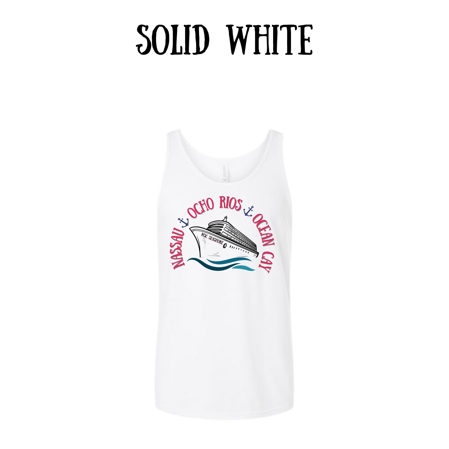 VP - MSC Seashore - Unisex Tank