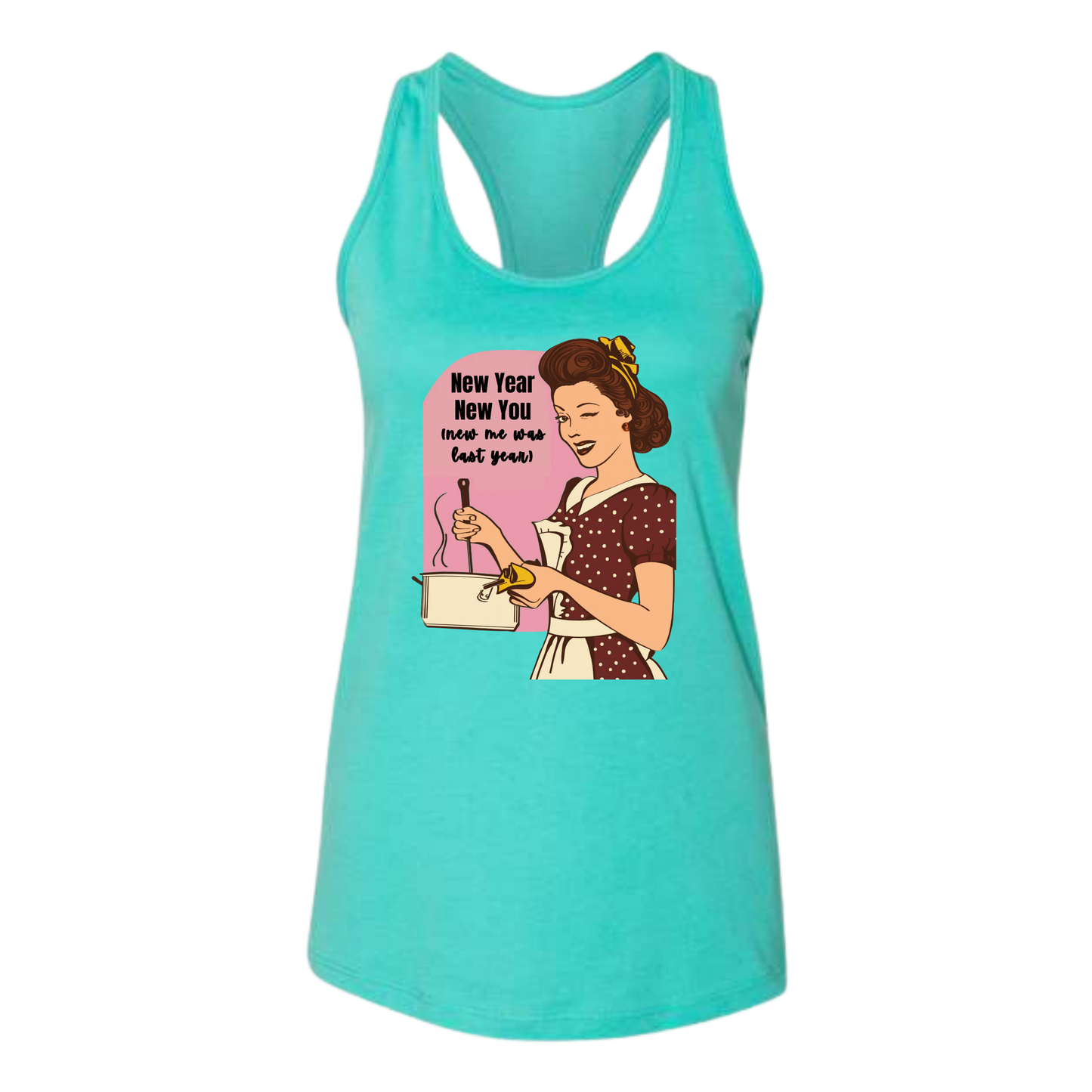 New Year New You - Bella+Canvas - Women's Jersey Racerback Tank
