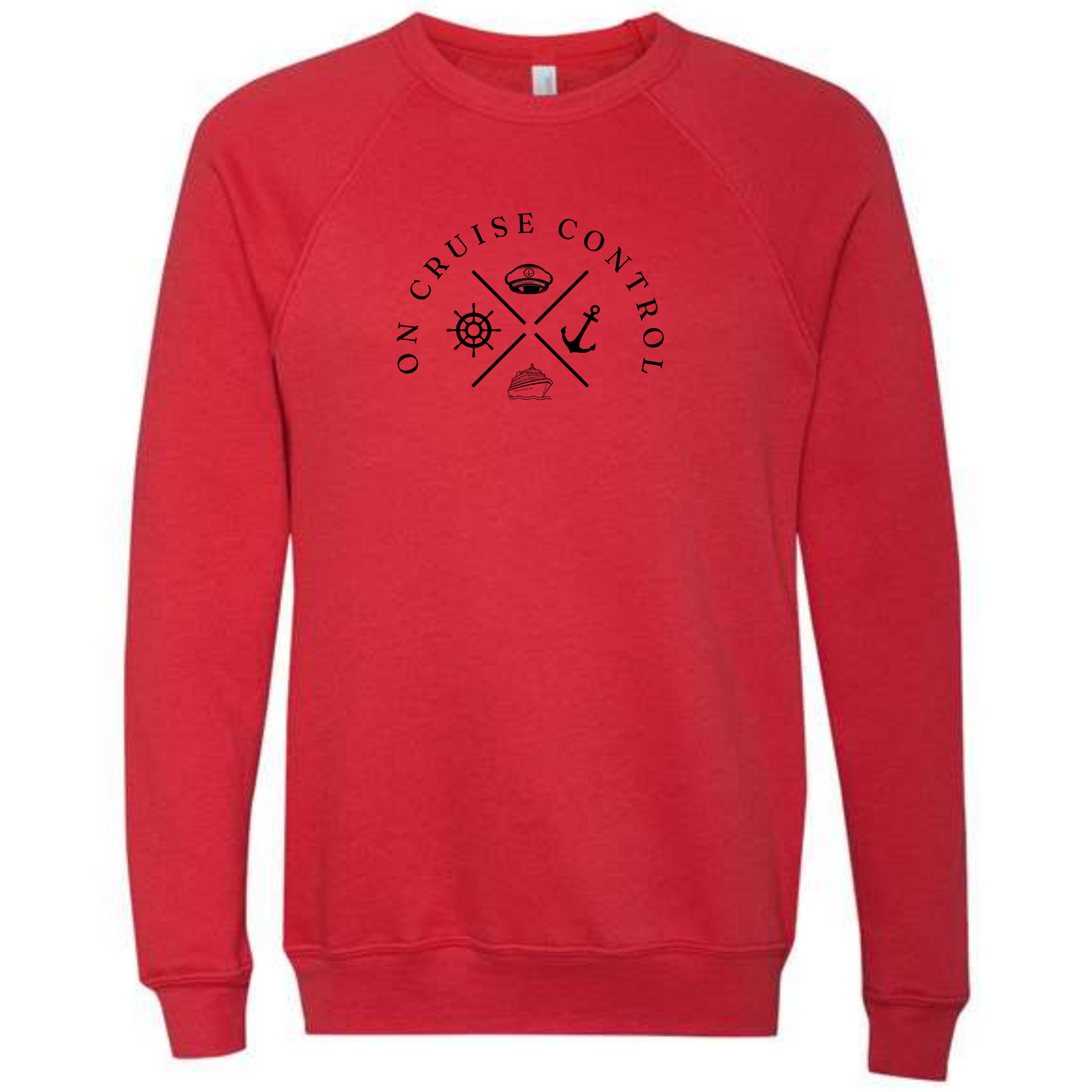 On Cruise Control - Sponge Fleece Raglan Sweatshirt - Assorted Colors