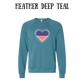 PP - One Nation One Heart - Sponge Fleece Raglan Sweatshirt - Blues, Purples