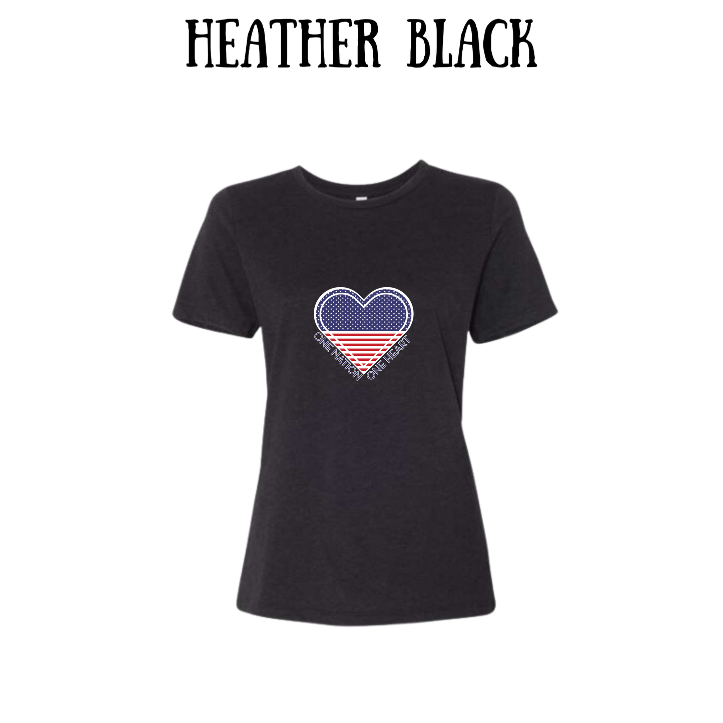 PP - One Nation One Heart - Women's Relaxed Fit Tee - Neutrals
