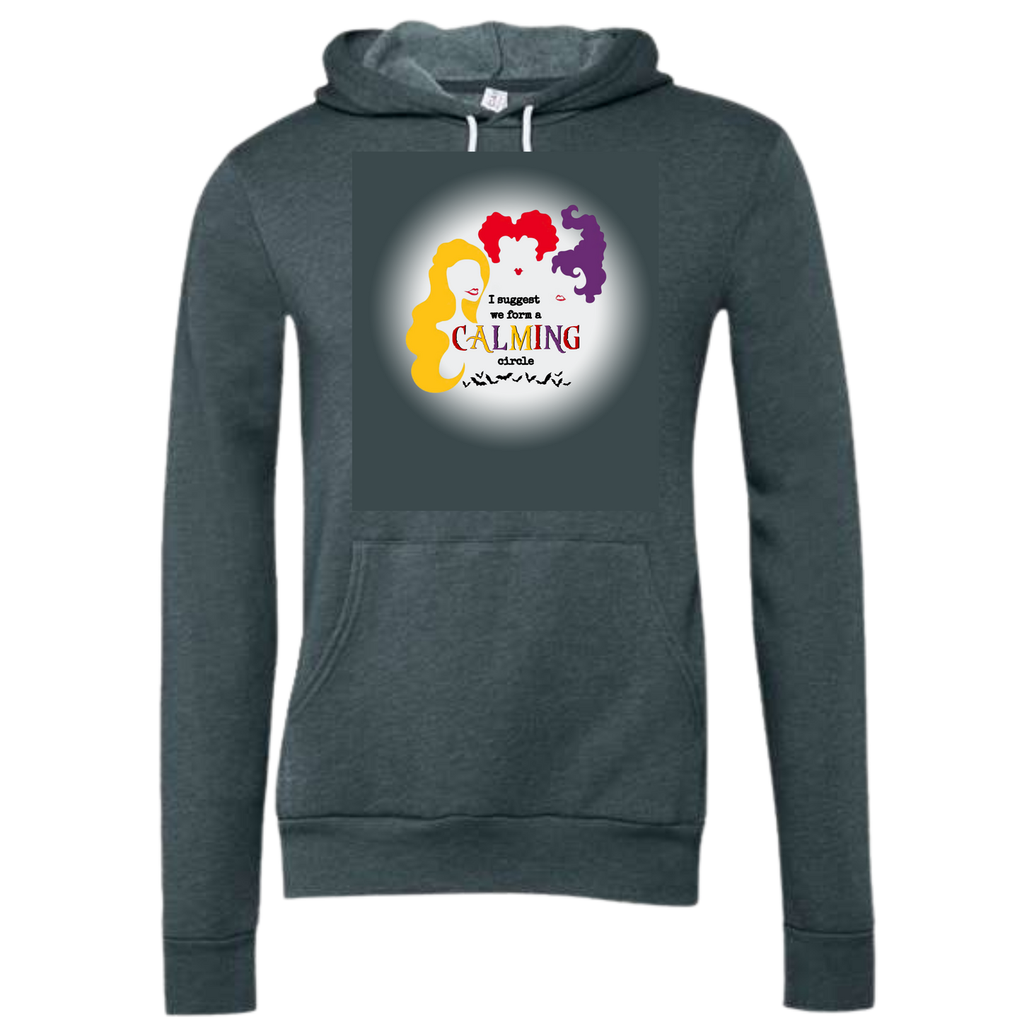 Calming Circle - Sponge Fleece Hoodie - Greens, Neutrals