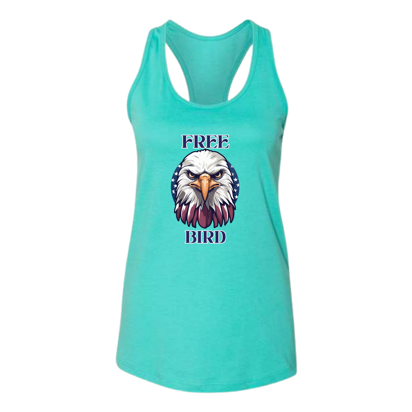 Free Bird - Bella+Canvas - Women's Jersey Racerback Tank