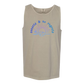 Sunsets & No Regrets - Comfort Colors - Unisex Tank - Neutral Colors & Blues