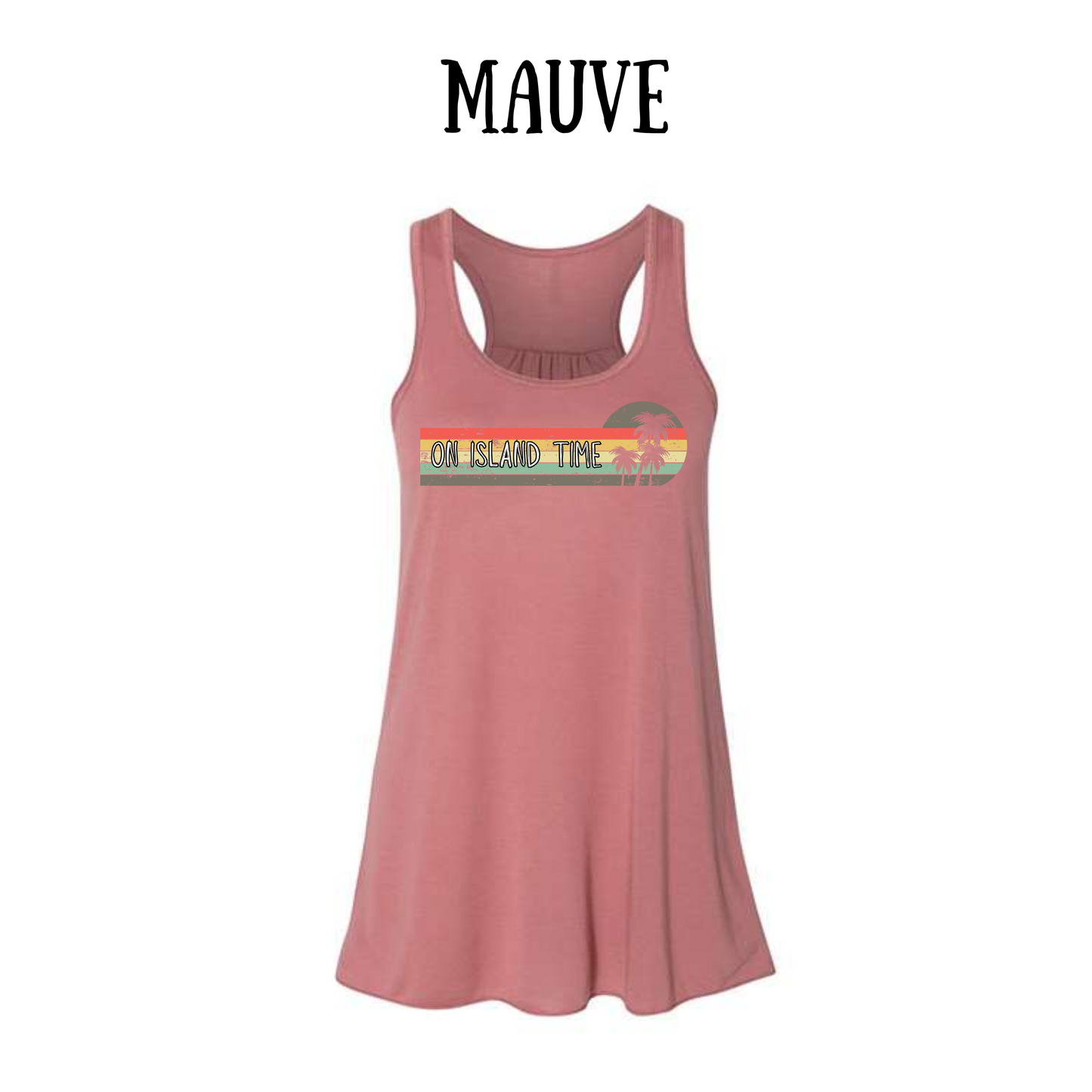 VP - On Island Time - Women's flowy racerback Tank