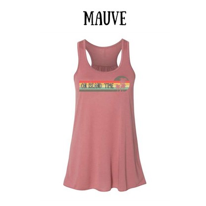 VP - On Island Time - Women's flowy racerback Tank