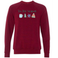 HP - 'Tis The Season - Winter - Sponge Fleece Raglan Sweatshirt - Assorted Colors