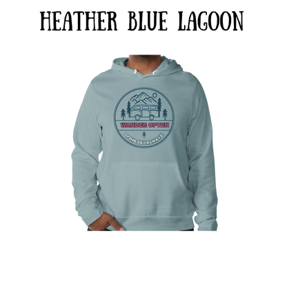 CP - Wander Often - Sponge Fleece Hoodie - Blues, Purples