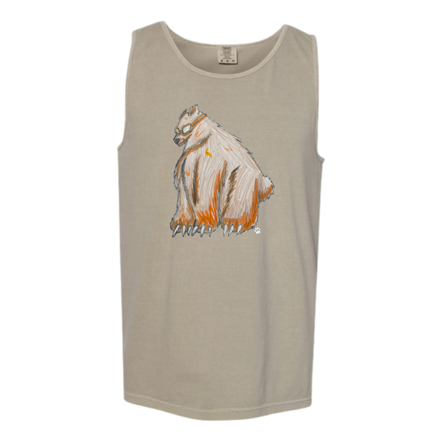 Muscle Bear - Comfort Colors - Unisex Tank - Neutral Colors & Blues