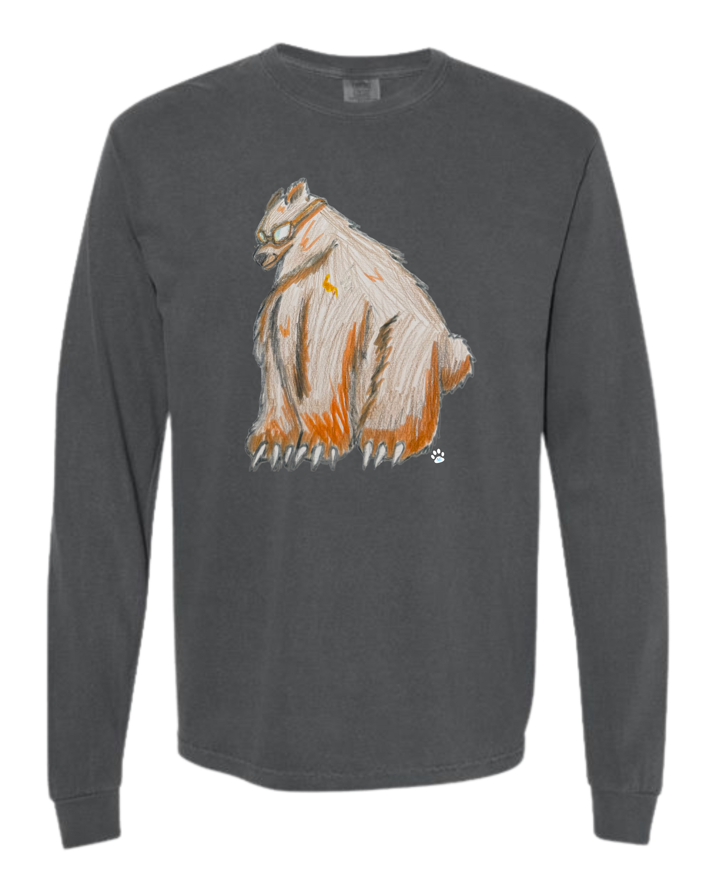 Muscle Bear - Comfort Colors - Heavyweight Long Sleeve Tee - Neutral Colors