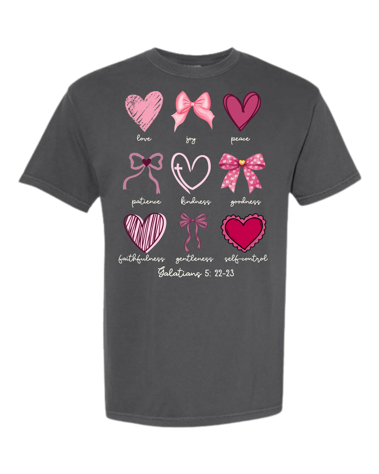 Galatians 5 - Valentines - Comfort Colors - Heavyweight Unisex Tee - Neutral Colors