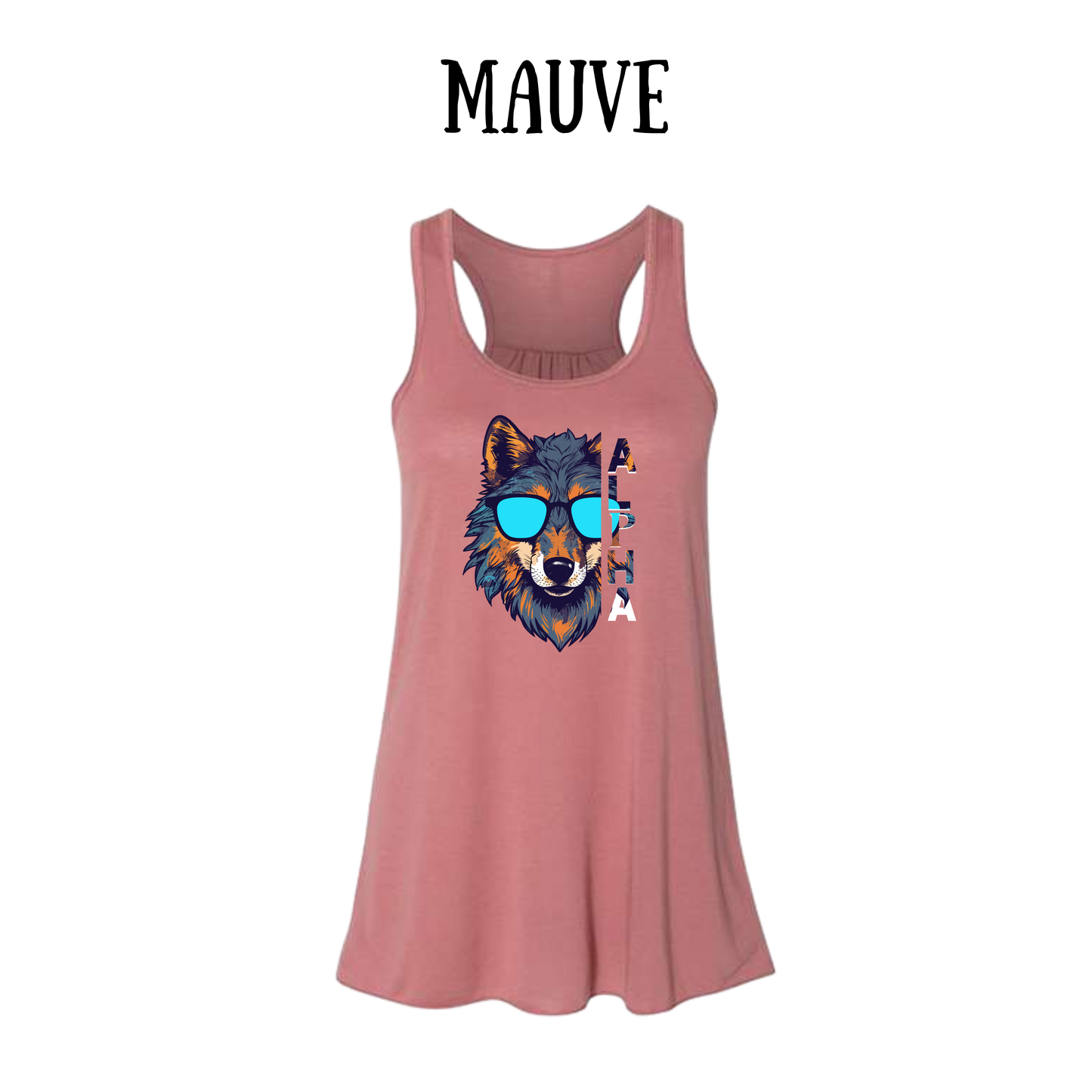 BP - Alpha - Women's Flowy Racerback Tank