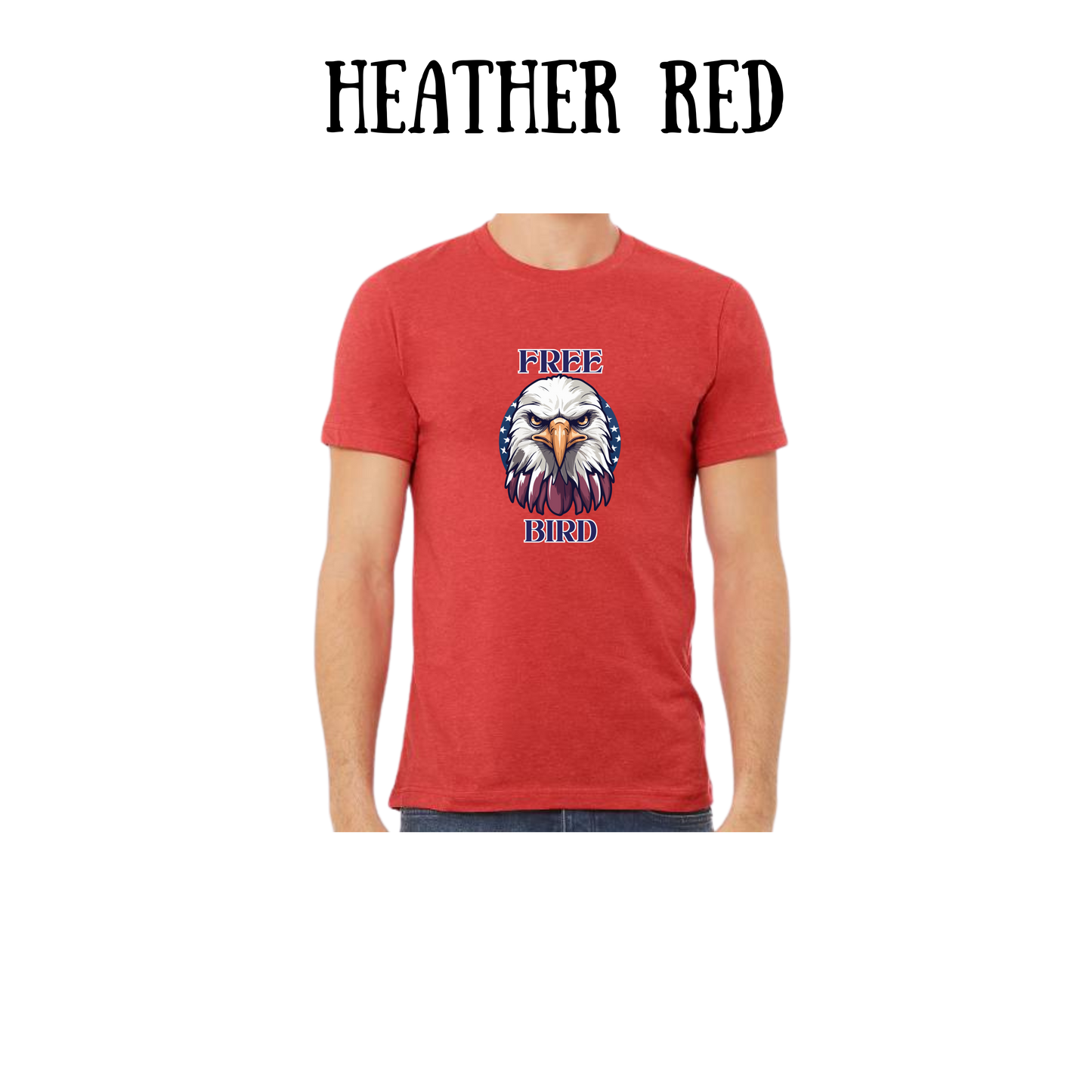 PP - Free Bird - Unisex Tee - Yellows, Oranges, Reds