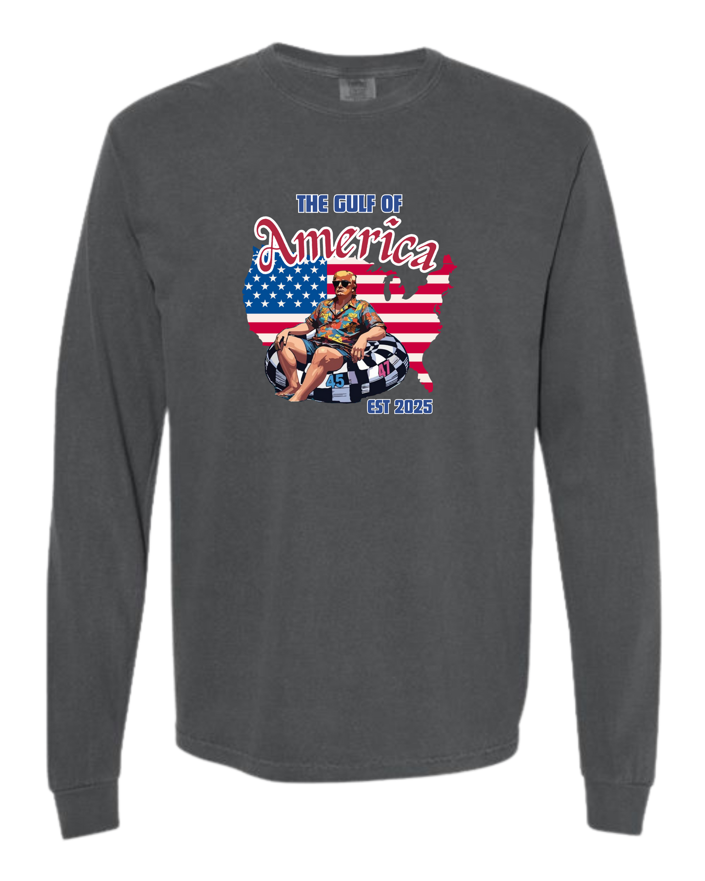 The Gulf of America - Comfort Colors - Heavyweight Long Sleeve Tee - Neutral Colors