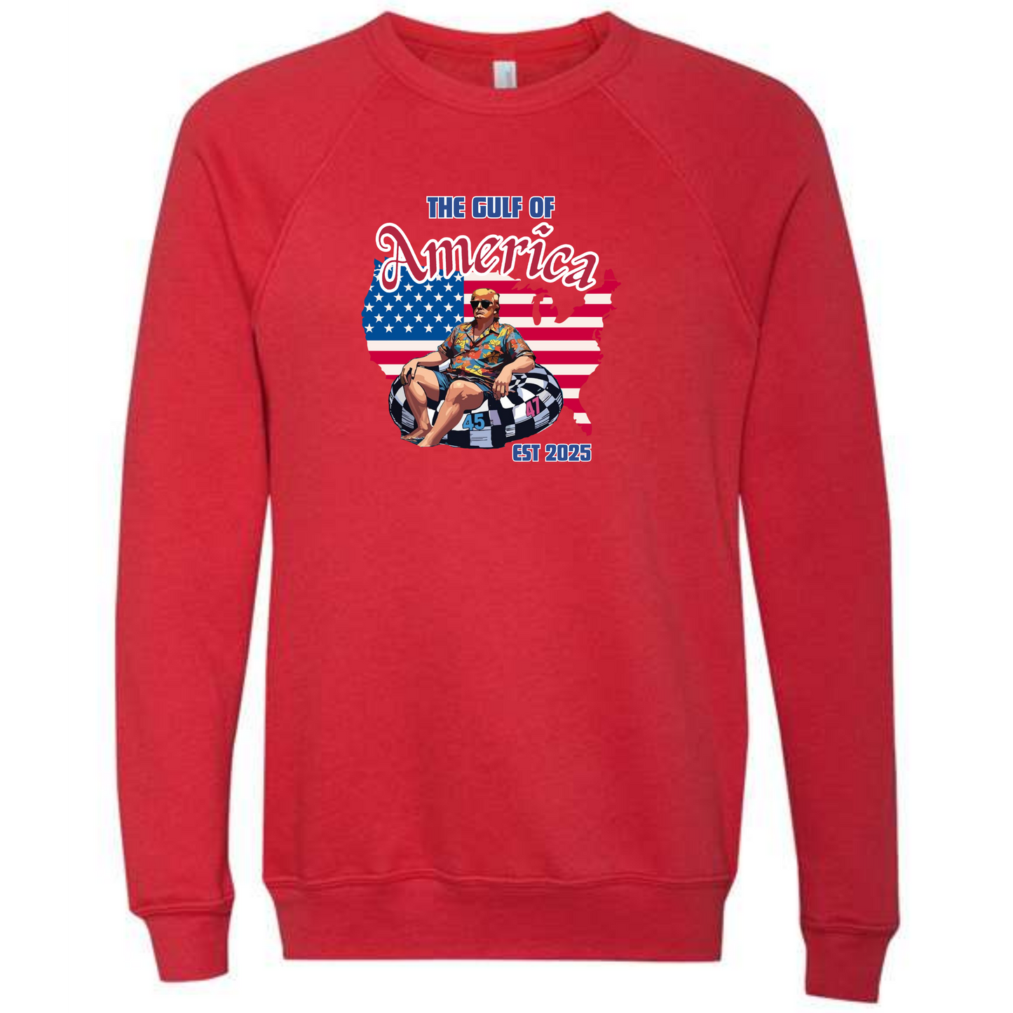 The Gulf of America - Sponge Fleece Raglan Sweatshirt - Assorted Colors
