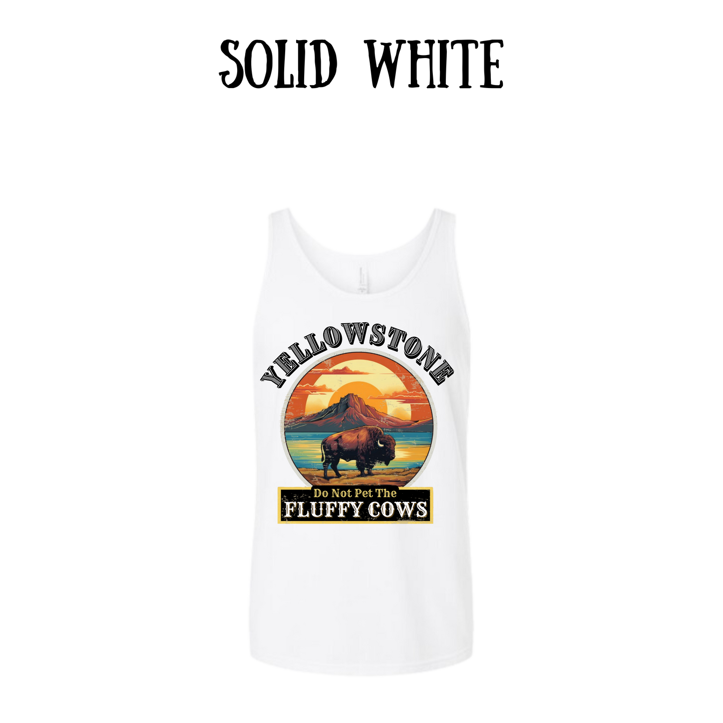 CP - Yellowstone: Fluffy Cows - Unisex Tank