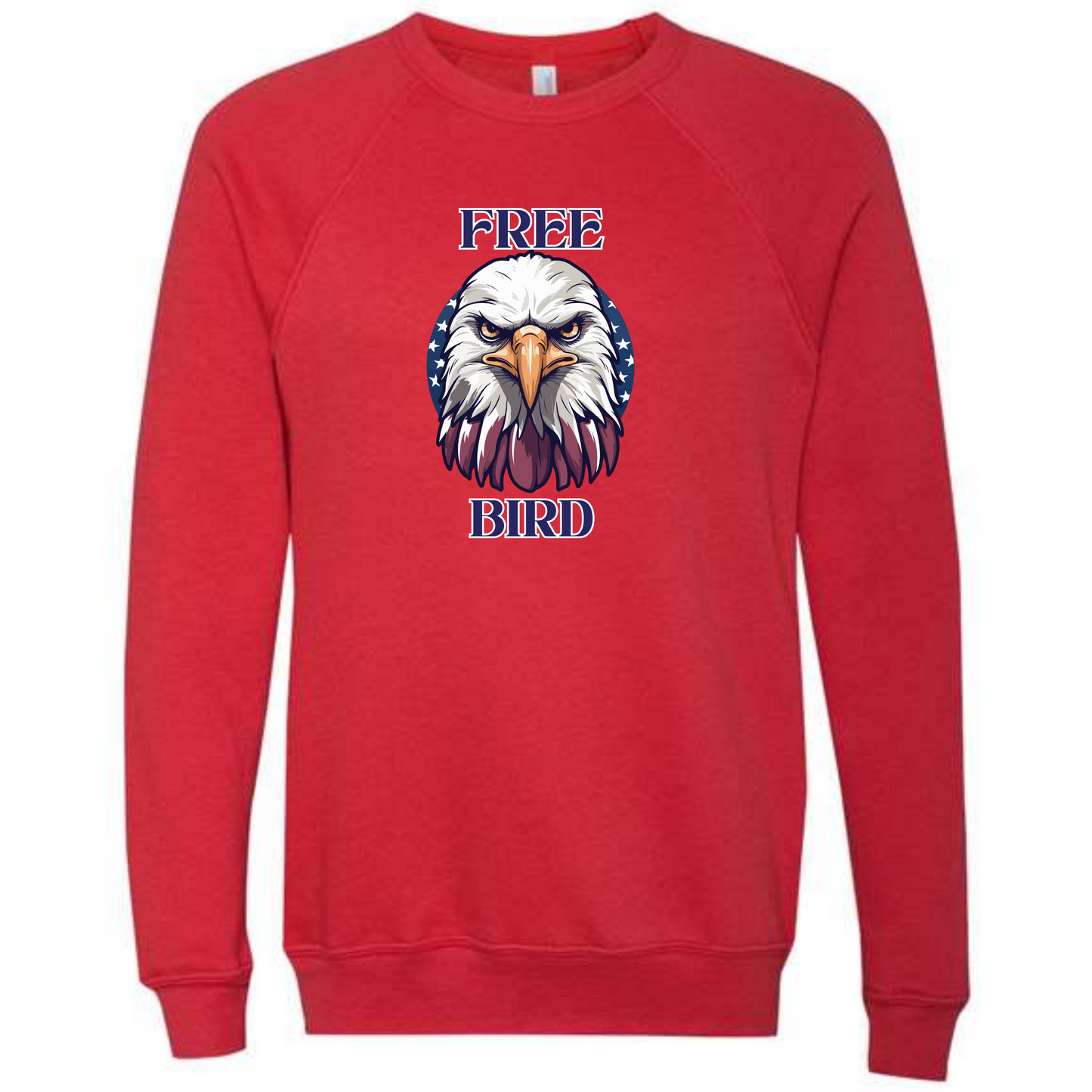Free Bird - Sponge Fleece Raglan Sweatshirt - Assorted Colors