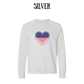 PP - One Nation One Heart - Sponge Fleece Raglan Sweatshirt - Greens, Neutrals