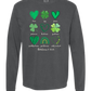 Galatians 5 - St Patrick's Day - Comfort Colors - Heavyweight Long Sleeve Tee - Neutral Colors