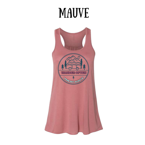 CP - Wander Often - Women's Flowy Racerback Tank