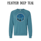 CP - Keep Shining - Sponge Fleece Raglan Sweatshirt - Blues, Purples