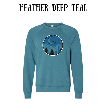 CP - Keep Shining - Sponge Fleece Raglan Sweatshirt - Blues, Purples